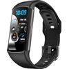Bestinn Smart Watch Fitness Tracker con frequenza cardiaca 24/7, ossigeno nel sangue, monitoraggio della pressione sanguigna, monitoraggio del sonno, 120 modalità sportive, tracker di attività, contapassi