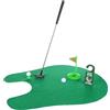 FunX Set Regalo Golf da Toilette - Divertente Mini Golf Regalo per Uomo per il Bagno con Tappetino da Putting - 7 PZ. Articoli Regalo Golf