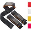 WARM BODY COLD MIND Lasso Straps Palestra, Testato a 350 kg - 3mm/6mm Neoprene, Robusto Lifting Straps, Cinghie Sollevamento Pesi, Crossfit Weightlifting Powerlifting Deadlif