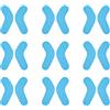 lasuroa 18 Pezzi Ski & Snowboard Boots Fitting Pads, 9x2,5x0,3 cm Imbottitura in Schiuma per Scarponi da Sci Morbidi Fodere Imbottite in Schiuma Autoadesive per Scarponi per Snowboard