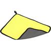Generic Asciugamano per stecca da biliardo, 30 x 40 cm, panno per la pulizia della stecca da biliardo, in pile corallo, accessori per stecca da biliardo, giallo grigio