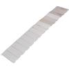KOMBIUDA Paravento da Campeggio Pieghevole Outdoor Windshield in Lega di Alluminio Argento, 15 Pannelli, per Picnic e Barbecue All'aperto