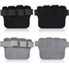 Rylae 2 Paia Straps Palestra, Fascette Sollevamento Pesi, Cinghie in Pelle per Sollevamento Pesi, Deadlift, Powerlifting, Pull-Up, Straps per Uomo e Donna, Accessori Bodybuilding