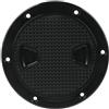 Ciieeo Copertura Antiscivolo per Boccaporto Kayak Yacht in ABS Nero | Design Antiscivolo, Installazione Verticale o Orizzontale, Accessorio per Barca, per Kayak e Yacht