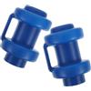 DEARMAMY 2 Pezzi Tappi Copriforo per Trampolino in Plastica Blu, Ricambio | Collegamento e Fissaggio su Trampolino e Rete, Pratici e Resistenti All'usura, Confezione Versatile