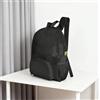 Generic Zaino pieghevole convertibile - Zaino da viaggio leggero per escursioni, gite di un giorno e viaggi brevi, nero, Large