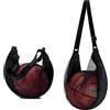 Generic Borsa a tracolla singola con cerniera con tracolla regolabile, borse a tracolla da basket, pallavolo, calcio, rugby, palloni da spiaggia, soft touch