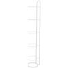 idqwsswt Organizzatore Verticale per riporre palloni da Basket a 5 Livelli | pallavolo, calcio e football, adatto sia per la casa che per palestre e sale da basket. Lo scaffale per è un regalo.
