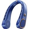 Generico Ventilatore Da Collo Portatile Senza Pale Mani Libere 1600mAh 5 Velocità | Display Digitale, Flusso D'Aria Rinfrescante 360°, Ricaricabile, Batteria Lunga Durata, Ideale Per Auto, Spiaggia