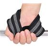 Generic 1 paio di cinghie per sollevamento pesi, per trazioni, menti, file, con elastico antiscivolo per sollevamento pesi, palestra, fitness, bodybuilding