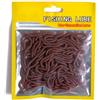 Generic 1 confezione di esche da pesca morbide esche verme realistiche spigola trota d'acqua dolce acqua salata esca artificiale kit attrezzatura da pesca