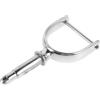 Yardwe Supporto per Scalmo in Acciaio Inox 1/2 Pollice per Barca | Montaggio Laterale per Scafo, Uso Marino su Barca e Canotto, Finitura Argento, Facile da Installare