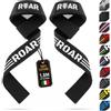 Roar® Cinghie Sollevamento Pesi, Lifting Straps Palestra, Fasce Palestra, Cinghie Palestra, Fasce per Stacchi da Terra, Fasce Sollevamento Pesi, Fascette Palestra, Fasce da Polso Palestra