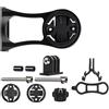 Warmhm Supporto Computer Bicicletta Lega Di Alluminio, Attacco Manubrio Leggero E Facile Da Trasportare, Base Per Bici Da Corsa, Per Odometrie E Accessori, Compatibile Con Mountain Bike
