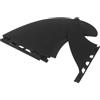 JUMPLAWN 3 Pezzi Pinna per Tavola da Surf, Pinna per Paddle Board Gonfiabile, PVC Nero, da 3, Stabilità Direzionale, per SUP e Kayak, per Stand Up Paddleboarding e Surfing