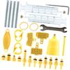 Poystng Spurgo freni per biciclette Strumento riparazione | Set controllo spurgo freni a disco idraulici per biciclette, strumento riparazione olio minerale per