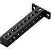 Baoblaze Barra di Stoccaggio per Squat Rack | Struttura in Ferro Robusto, Finitura Nera Antiruggine, Barra Porta Accessori, per Palestra in Casa