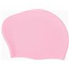Generic Cuffia da nuoto classica in silicone tinta unita per capelli lunghi, design unisex per adulti e ragazzi, resistente e impermeabile, 1 pezzo