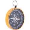 Ciieeo Bussola Tascabile Portatile Mini Portachiavi, Lega di Alluminio Oro | Orientamento Preciso, Design Versatile e Leggero, per Viaggio e Attività all Aperto, Stile Vintage