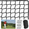 RATSTONE Rete per Pratica di Golf,rete da calcio,3 x 3 cm di maglia quadrata,rete HDPE annodata da 3 mm,Con fibbia di sicurezza e cavo elastico,Rete da allenamento per golf,baseball,hockey,ecc.