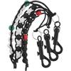 BRIGHTFUFU 3 Pezzi Contatore di Perline da Golf, Score Counter Golf con Clip, Plastico, Display Grande, Batteria, per Allenamento e Gioco All'aperto per Golfisti