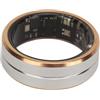 Tbest Anello Intelligente con App, Smart Ring Fitness Tracker Ceramica Acciaio Inossidabile Monitoraggio del Sonno Controllo Telecamera IP68 Anello di Salute Intelligente Impermeabile