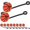 ELEOUTI Tappi in PVC 10 Pezzi a Forma di Pallone Sportivo per Cannucce | Decorazione Sottile, Facile da Portare, per Cerimonie e Compleanni
