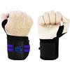 WFX Palestra Polso Avvolgimento Fitness Allenamento Sollevamento Pesi Pesanti Cinghie Polso Supporto Anelli Pollici Coppia Regolabile Brace Forte Presa Powerlifting Bodybuilding