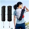Generic Borsa portaoggetti per bastoni da trekking, custodia leggera impermeabile | Impermeabile, leggero, indeformabile, chiusura sicura, corsa, ciclismo, vestibilità zaino