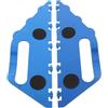 Generico Maniglia per Vassoio Biliardo a Cinque Slot in Plastica Blu, | Accessorio di Ricambio per Tavolo, Formato 27x8, 5cm, Leggero