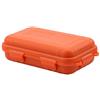 VGEBY1 Scatola Antiurto per Esterni, Scatola di immagazzinaggio a Secco in plastica Impermeabile per Il Trasporto di Piccoli Attrezzi(L-Arancia)
