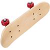 VICASKY Skateboard Bianca Legno DIY in Bambini per Tavola D'acero | Doppia Faccia, 4 Ruote, Superficie Liscia, Festa Scuola Decor, Regali per Skateboard Colore Casuale