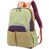 LeeQinersw Zaino da Viaggio Outdoor Zaino Borsa Zainetto Daypack Multi Scomparto in Nylon con Profilo Rettangolare E Spallacci Imbottiti Adatto per Scuola Lavoro, Multicolore, Verde, 29 16 39