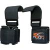 Tigon Sports Cinghia per sollevamento pesi, con strap, supporto per punto vita e gancio