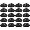 DEARMAMY Pezzi Tappetino Nero 20 PVC Antiscivolo in Snowboard | Presa per Piede, Posizionamento Ottimizzato, Installazione Facile, per Sci e Snowboard All'aperto