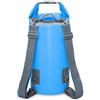 Generic Borsa impermeabile impermeabile, con parte superiore arrotolabile, leggera, per nuoto, canottaggio, kayak, campeggio, spiaggia (blu, 10 l)