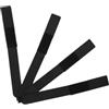 PRETYZOOM 4 Pezzi Cinghie per Sci e Snowboard in Nylon Nero Chiusura a Strappo Fissaggio Sicuro e Leggero per Sci per Sport Invernali