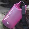 Generic Borsa Asciutta Impermeabile, 5L Borsa a Tracolla Singola Leggera per Deposito Asciutto Viaggi, Nuoto, Canottaggio, Kayak, Campeggio Spiaggia-Rosso Rosa