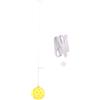 idqwsswt Strumento di Allenamento per Pickleball per | pickleball leggere, il miglior allenatore per l'allenamento all'aperto, 40 buche, palla per autoapprendimento, articoli per