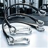 Generic Prolunga per cavo da palestra, per fitness, puleggia da 25,4 cm, in acciaio inox, resistente, con ganci
