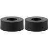 MAGICLULU Cuscinetti Antivibranti Assorbimento Urti in Gomma 2 Pezzi, Tappetini Foro Interno 25mm, Neri, Antiscivolo, per Attrezzature Fitness, per Macchine da Esercizio, per Palestre