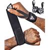 PULLUP & DIP Fasce da Polso, Polsiere per Fitness, Corpo Libero, Bodybuilding & Allenamenti di Forza, Wrist Wraps Professionali per Stabilizzare & Proteggere, Donna/Uomo