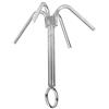 Xixian Rampone di Grappino in Acciaio Inox 316 a 4 Ganci per Barche | Ancora marina resistente alla ruggine, yacht compatto con attrezzatura da arrampicata, sopravvivenza all\'aperto, pesca,