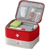 Generic Borsa per medicinali da viaggio, borsa medica vuota, per casa, viaggi, campeggio, auto, escursioni e emergenze all'aperto, kit medici di emergenza (rosso)