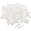 Generic Punte per freccette in plastica, confezione da 50 pezzi, filettatura 2BA, punta morbida, punta morbida, colore bianco