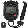 Domary Cronometro Digitale con 100 Memorie, Cronometro con Display a 3 Righe per Registratore di Tempi Parziali sul Giro per Allenatori Sportivi