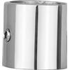 Tbest Supporto Terminale a Morsetto per Tendalino, Raccordo Orientabile per Capottina 22 Mm per Tubi Rotondi da 7 8 in per Barca, Acciaio Inox 316 Lucido a