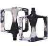 Generic Pedali per mountain bike in plastica con doppi cuscinetti in acciaio, piattaforma mimetica, design ampio e leggero, per ciclismo su strada