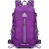 PORRASSO Zaino da Trekking 30L Zaino Nylon Impermeabile Durevole Zaini Backpack per Donna Uomo Campeggio Arrampicata Passeggiate Viaggio Sport Viola