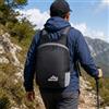 Generic Zaino pieghevole leggero portatile Packable Travel Daypack per escursioni all'aperto campeggio, nero, Large, Casual